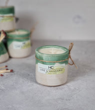 Load image into Gallery viewer, Lime and Mandarin Candles