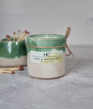 Load image into Gallery viewer, Lime and Mandarin Candles